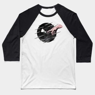 Badminton is a divine creation ! - Black Design Baseball T-Shirt